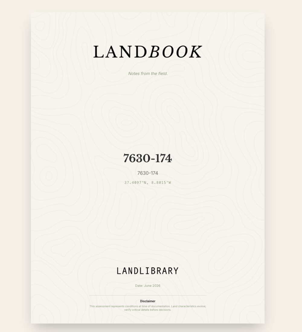 LandBook cover page
